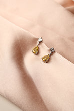 Sarı Gemstone Küpe