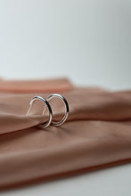 Düz Halka Silver Küpe