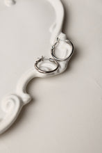 Düz Halka Silver Küpe